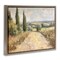 Stupell Industries Rural Trail Landscape Floating Frame Design by Petal Prints Design